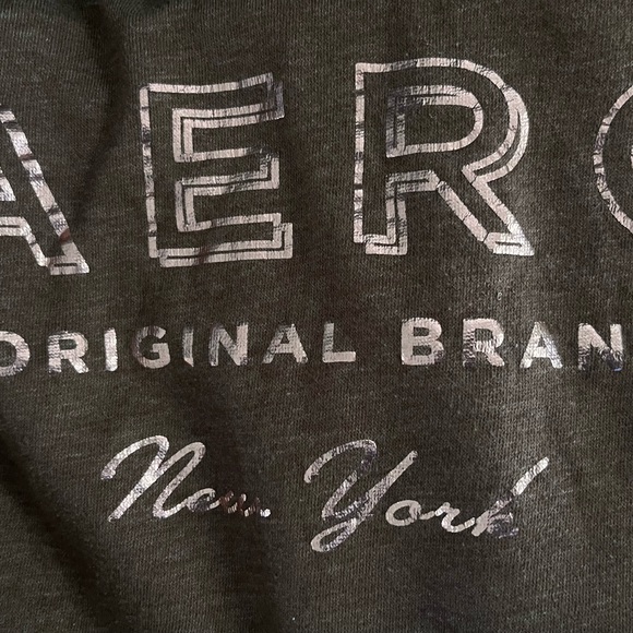 BROWN AÉROPOSTALE TWO PIECE FLEECE TRACK SUIT| Small/Large - Picture 6 of 8